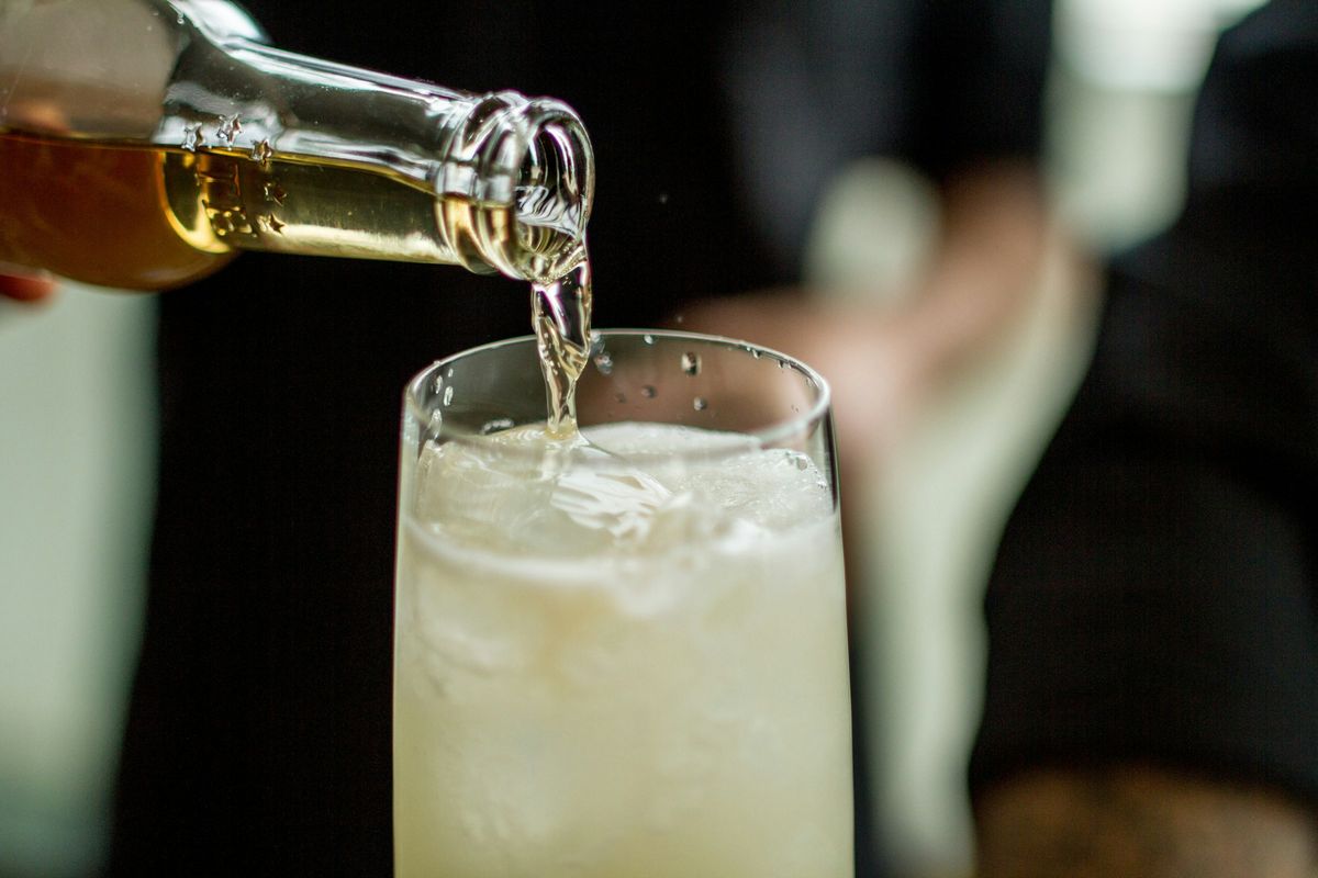 Dark 'n Stormy cocktail