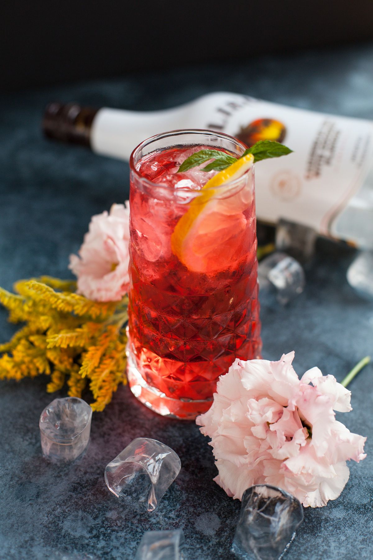 Hibiscus Citrus Punch — batched cocktail
